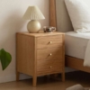 Tủ đầu giường gỗ tự nhiên 3 ngăn kéo nhỏ gọn6