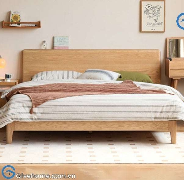 giường gỗ sồi thiết kế hiện đại2
