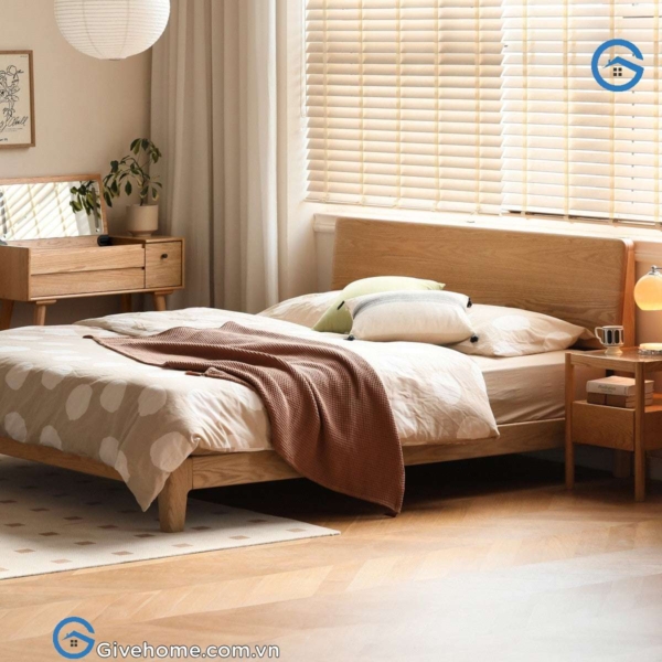giường gỗ sồi thiết kế hiện đại8