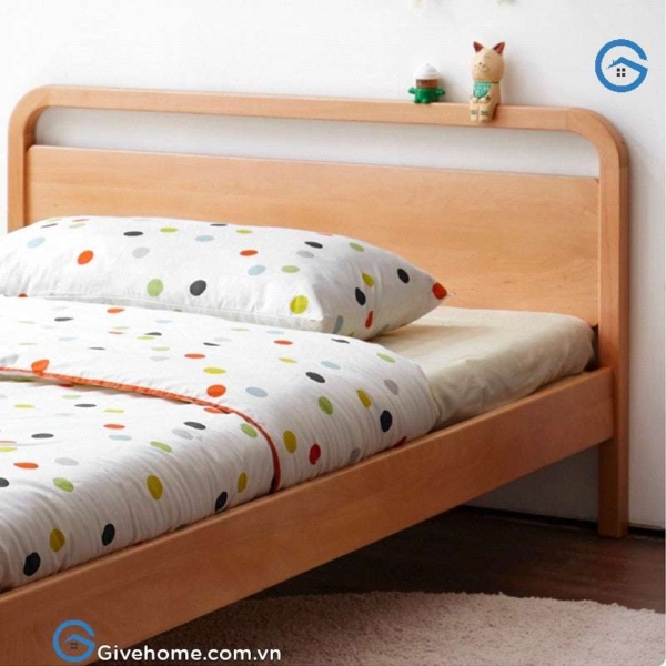 giường ngủ cho bé 1m2 gỗ sồi nga1