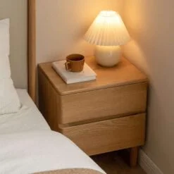 tab đầu giường gỗ tự nhiên2