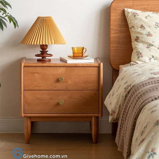 Tủ đầu giường gỗ tự nhiên12