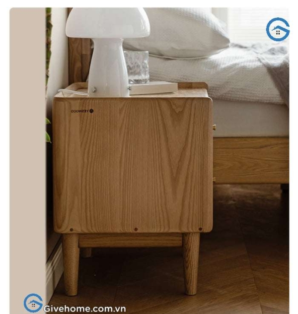 Tủ để đầu giường gỗ tự nhiên thiết kế hiện đại2