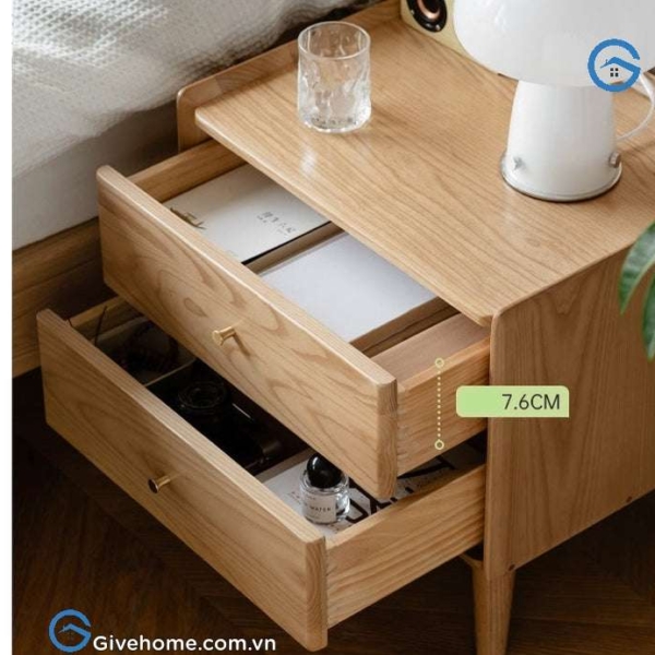 Tủ để đầu giường gỗ tự nhiên thiết kế hiện đại4