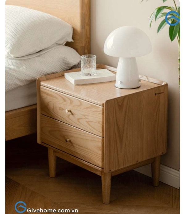 Tủ để đầu giường gỗ tự nhiên thiết kế hiện đại5