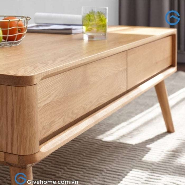 bàn sofa thông minh gỗ sồi đa năng5