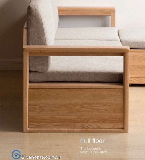 sofa gỗ nguyên khối thiết kế đa năng2