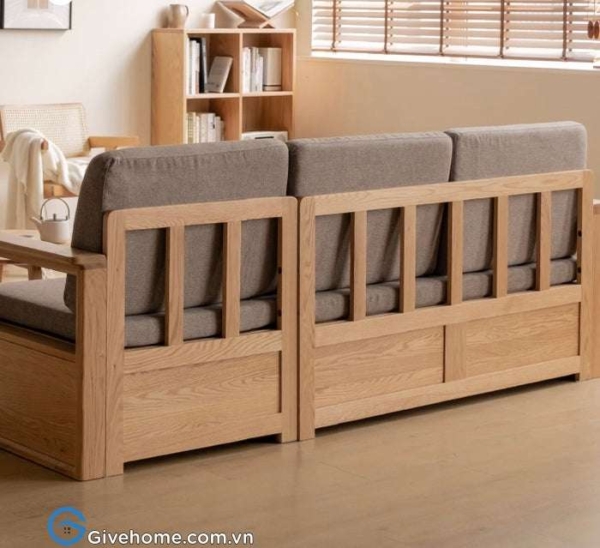 sofa gỗ nguyên khối thiết kế đa năng5