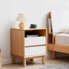 Táp đầu giường gỗ sồi thiết kế đơn giản