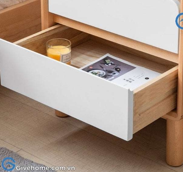 Táp đầu giường gỗ sồi thiết kế đơn giản1