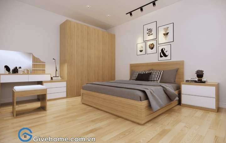 giường gỗ công nghiệp mdf04