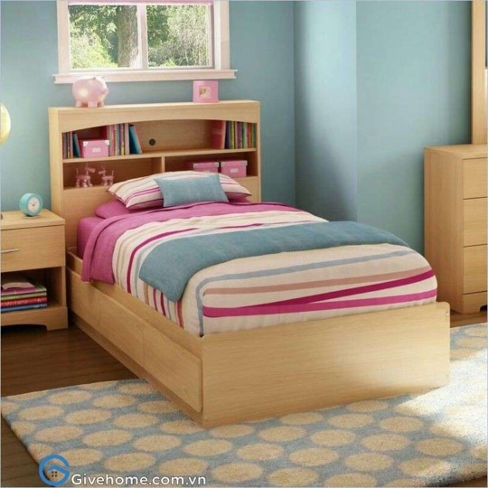 giường ngủ trẻ em bằng gỗ01