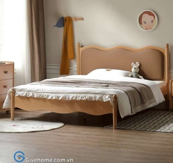 giường ngủ trẻ em bằng gỗ tự nhiên