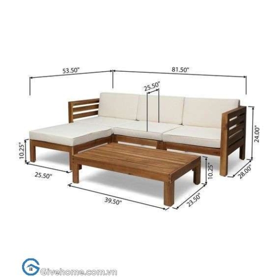 sofa gỗ chữ L cho phòng khách nhỏ12
