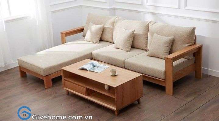 sofa gỗ chữ L1