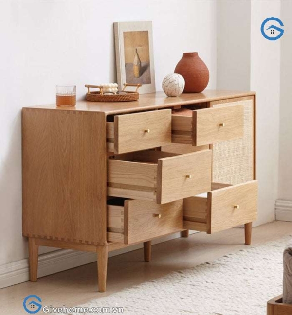 Tủ ngăn kéo gỗ đựng quần áo thiết kế nhỏ gọn3