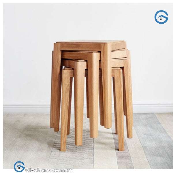 ghế đôn gỗ vuông thiết kế hiện đại3