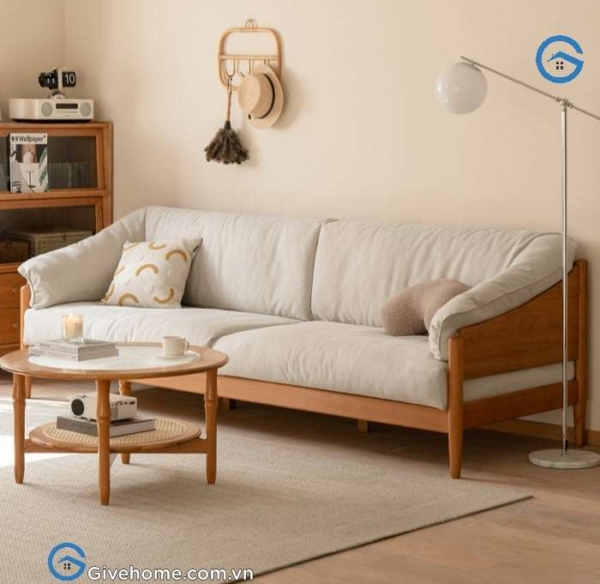 sofa gỗ nệm vải nỉ cho phòng khách hiện đại04