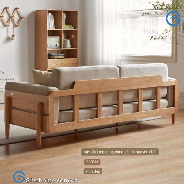 sofa văng gỗ phong cách hiện đại2