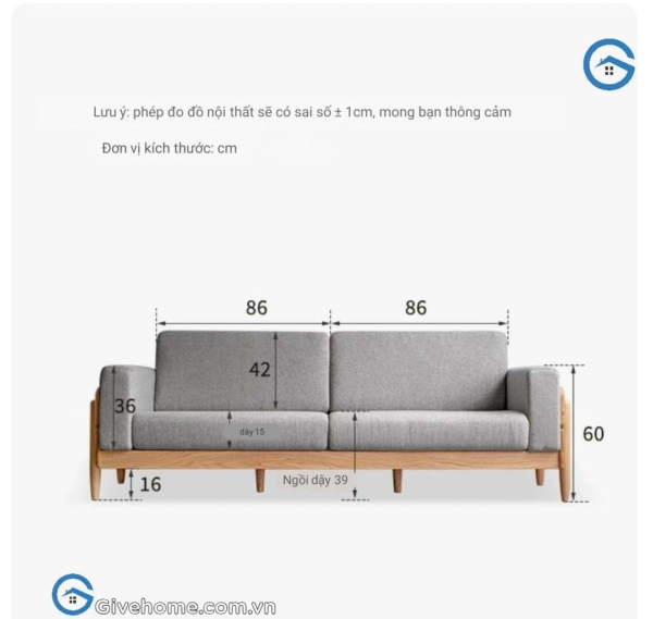 sofa văng gỗ phong cách hiện đại4