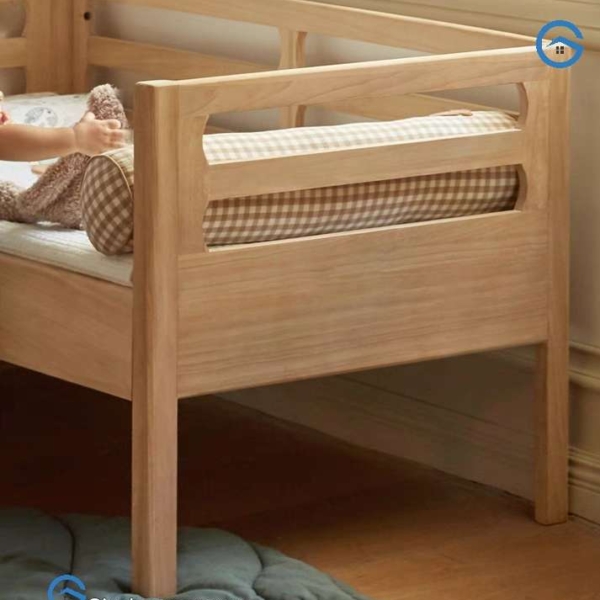 Giường ghép cho bé bằng gỗ sồi tự nhiên02