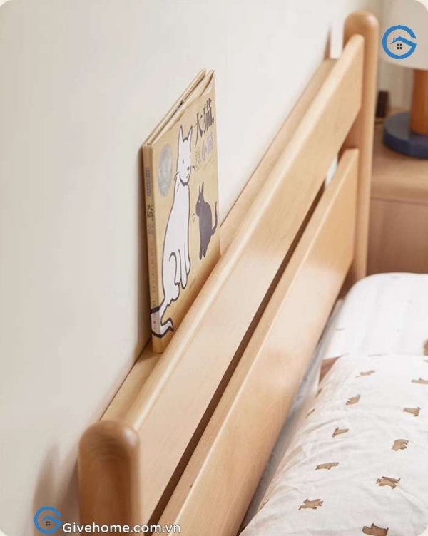 Giường ngủ trẻ em bằng gỗ kiểu dáng hiện đại3