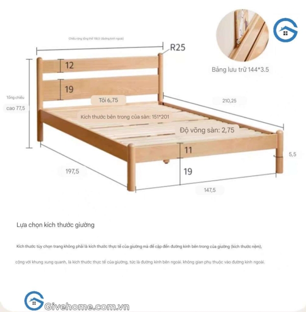 Giường ngủ trẻ em bằng gỗ kiểu dáng hiện đại6