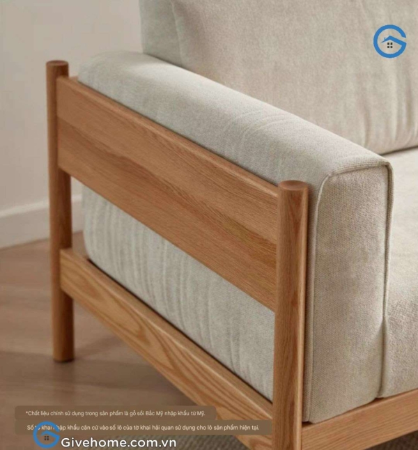 Sofa văng khung gỗ sồi đệm nỉ cao cấp7