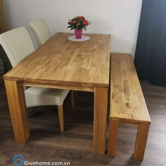 bàn ăn gỗ thông08