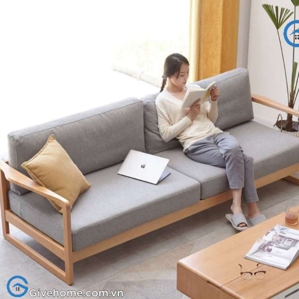 ghế sofa gỗ đệm rời thiết kế thanh lịch5