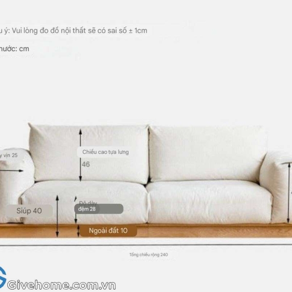 Ghế sofa gỗ sồi kiểu thật thiết kế tối giản7