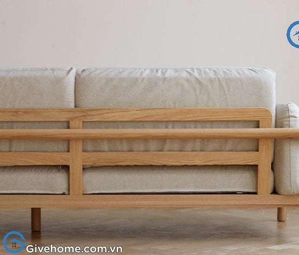 Ghế sofa văng đệm nỉ thiết kế tối giản4