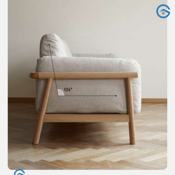 Ghế sofa văng đệm nỉ thiết kế tối giản5