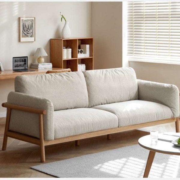 Ghế sofa văng đệm nỉ thiết kế tối giản8