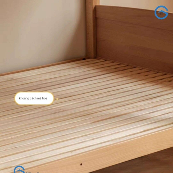 giường tầng 1m8×2m gỗ sồi tự nhiên1
