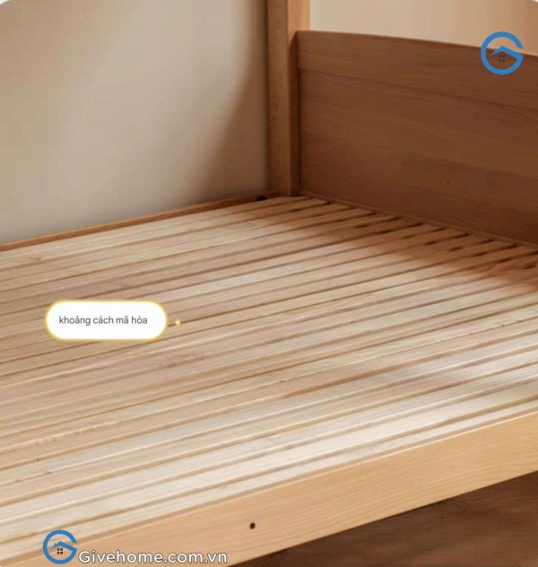 giường tầng 1m8×2m gỗ sồi tự nhiên1