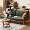 Ghế sofa văng gỗ tự nhiên kiểu pháp