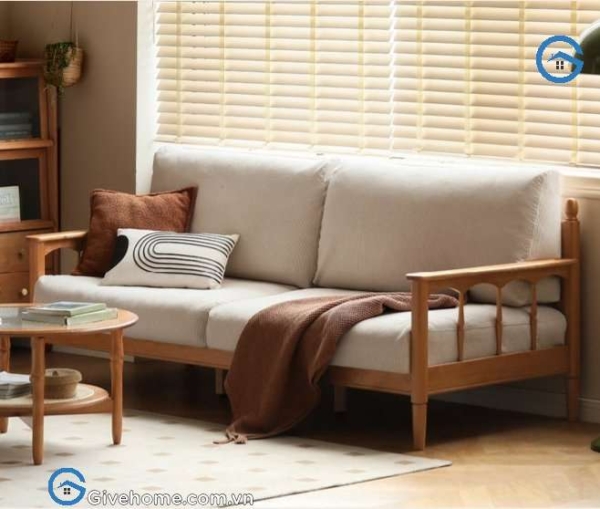 Ghế sofa văng gỗ tự nhiên kiểu pháp1