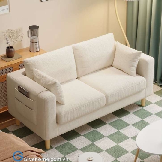 ghế sofa nhỏ 1m nỉ