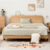 giường ngủ trẻ em 1m2 gỗ sồi thiết kế độc đáo