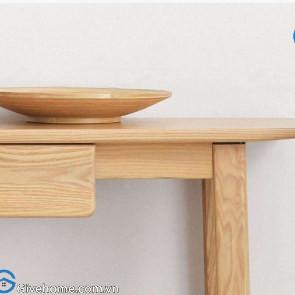 Bàn console gỗ sồi trang trí phòng khách hiện đại7