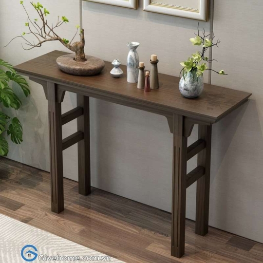 Bàn console gỗ trang trí05