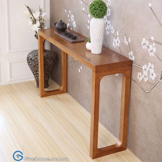 Bàn console gỗ trang trí08