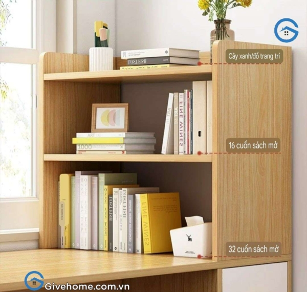 Bàn làm việc gỗ công nghiệp mdf tiện ích2