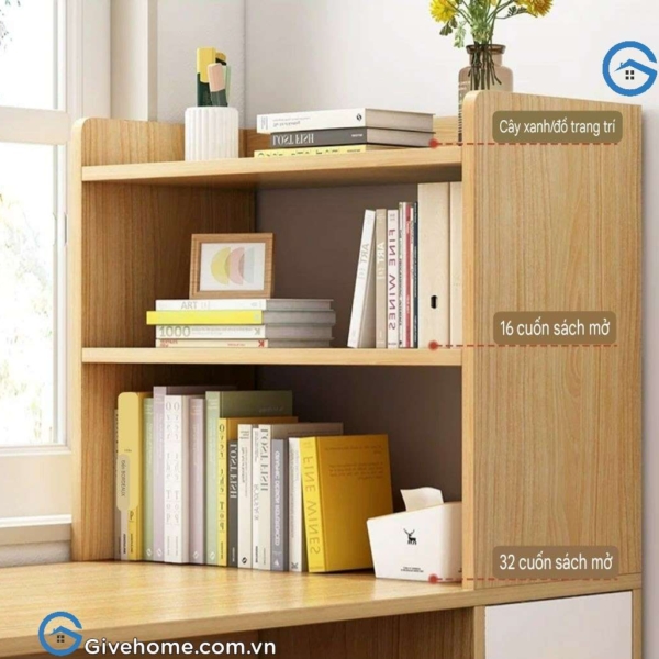 Bàn làm việc gỗ công nghiệp mdf tiện ích2