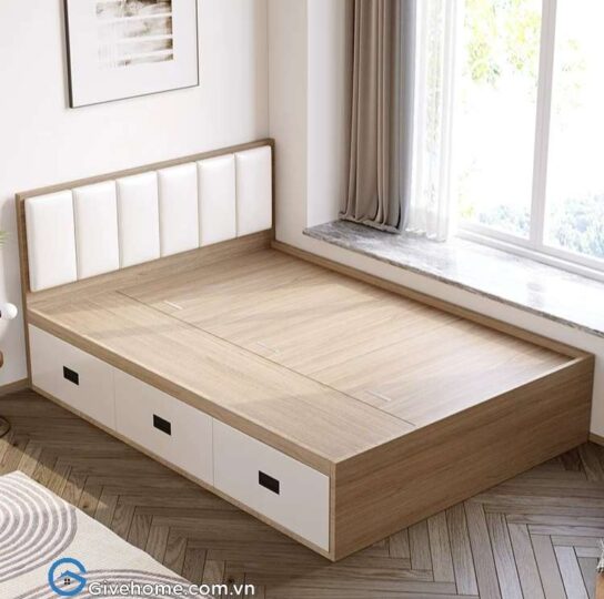 Giường gỗ mdf 1m6