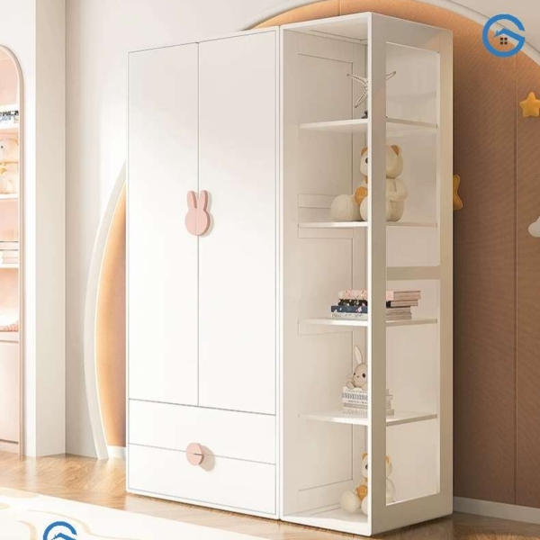 Tủ đựng quần áo trẻ em bằng gỗ MDF hiện đại6