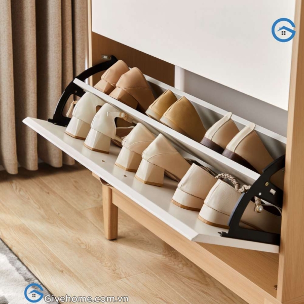 Tủ giày cánh lật gỗ công nghiệp MDF cao cấp4