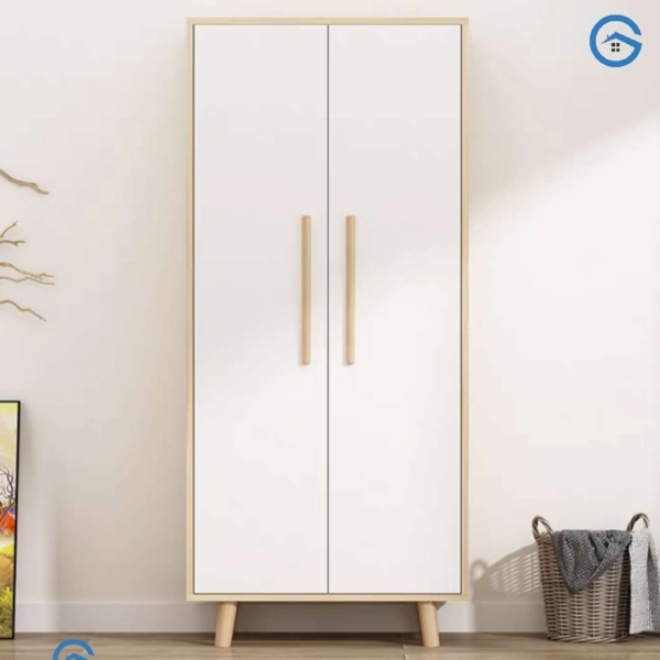 Tủ quần áo gỗ công nghiệp mdf 4 cánh kiểu đơn giản5