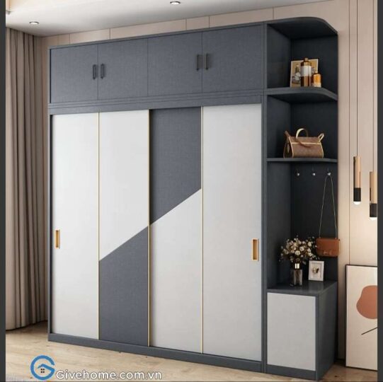 Tủ quần áo gỗ mdf03